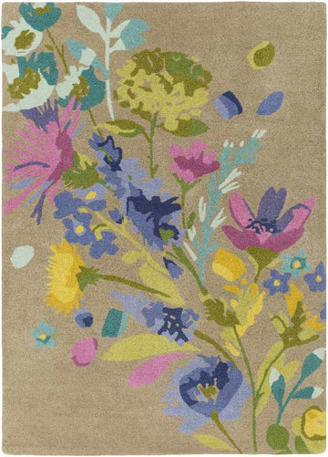 Cumdro Modern Beige Area Rug